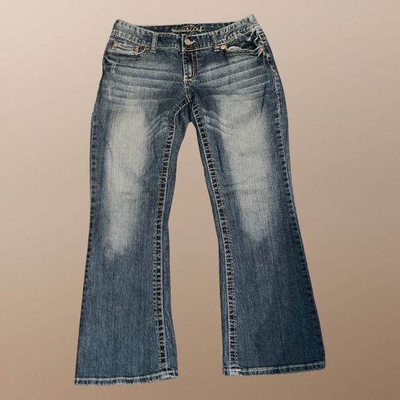 Maurice’s Original Fit Straight Leg Jeans Size 9/10 30x28 #108 - Picture 1 of 6